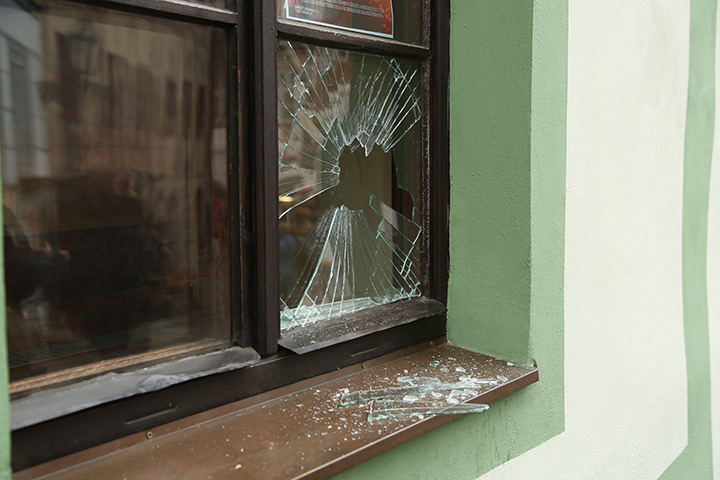 A2B Glass are able to board up broken windows while they are being repaired in Bloxwich.